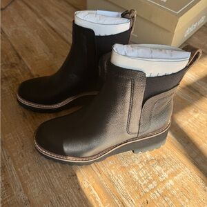 NWT Dolce Vita black Huey boots. Size 4. $140